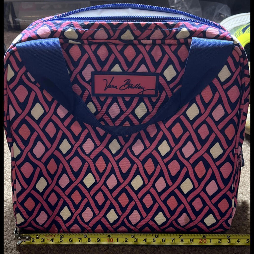 Vera Bradley- lunch bunch bag-cooler - Katalina Pink Diamonds-trendy Preppy